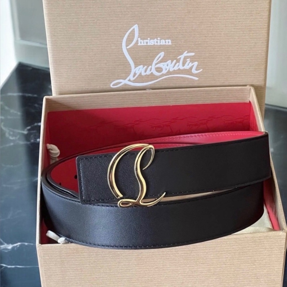 Christian Louboutin belt with Box & Dust Bag